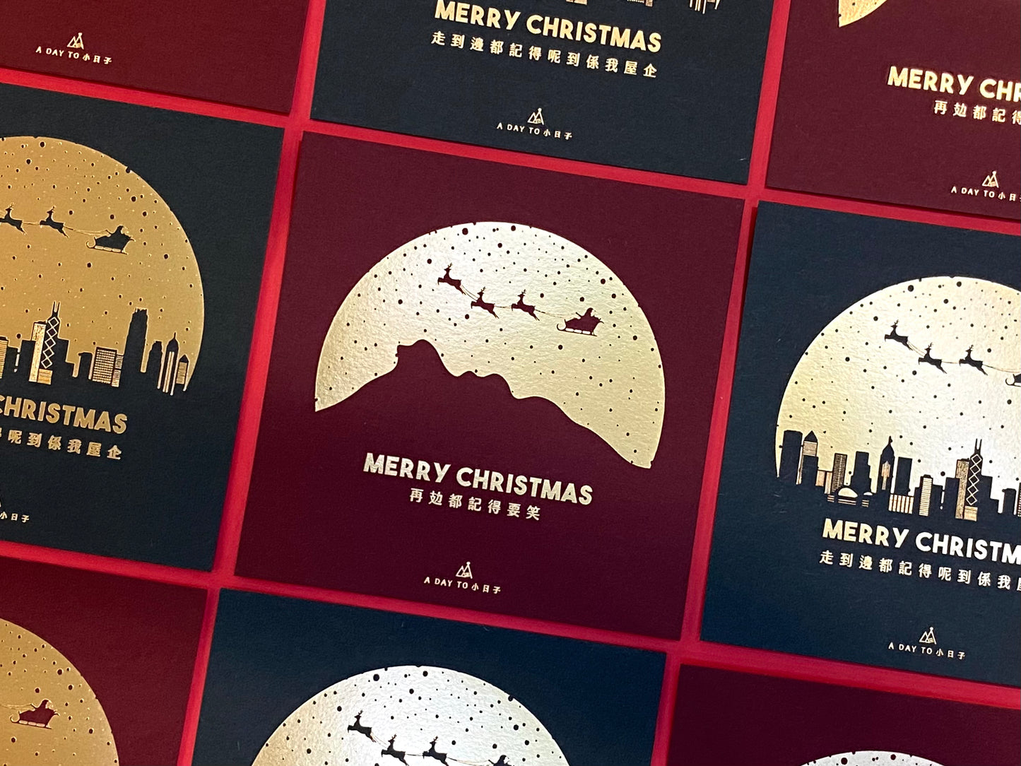 【HOMEKONG SERIES】XMAS 聖誕卡 一套三張