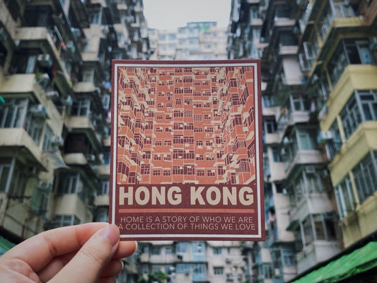 【HOMEKONG SERIES】根 明信片 - 怪獸大廈